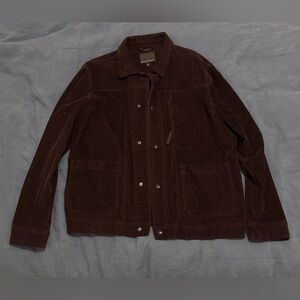 Banana republic men’s purple corduroy jacket, size: XL